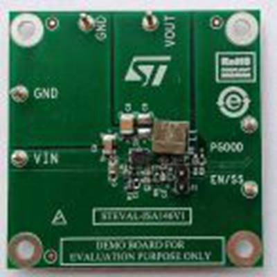 STMicroelectronics,STEVAL-ISA146V1,STMicroelectronics  评估测试板, 电源管理 评估测试板, ST1S50芯片, 用于开发固定频率 pwm 同步降