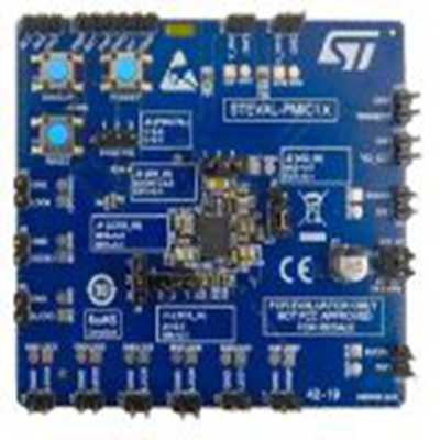 STMicroelectronics,STEVAL-PMIC1K1,STMicroelectronics  用于高集成 STPMIC1x 电源管理 IC 的评估板, 电源管理 评估模块, STPMIC
