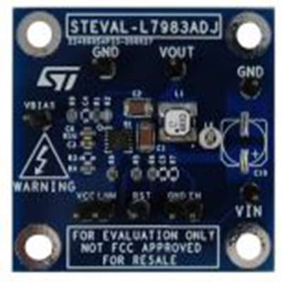 STMicroelectronics,STEVAL-L7983ADJ,STMicroelectronics  STEVAL-L7983ADJ降压开关电源评估板, 降压-升压转换器 评估套件, STEV