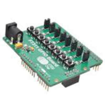 FTDI Chip,UMFT311GP,FTDI Chip  FT311 GPIO 板 接口开发工具, GPIO 和 PWM 接口, UMFT311GP芯片, 用于FT311D 开发模块。, UMFT