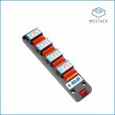 M5Stack,U097,M5Stack  4 路继电器装置, U097 开发套件附件, 用于M5 芯， M5StickC ， M5StickV