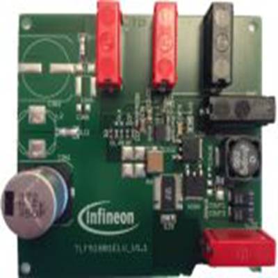 Infineon,DEMOBOARDTLF51801ELTOBO1,Infineon  演示板 TLF51801ELV, 直流-直流控制器 演示板, TLF51801ELV芯片, 用于开发汽车