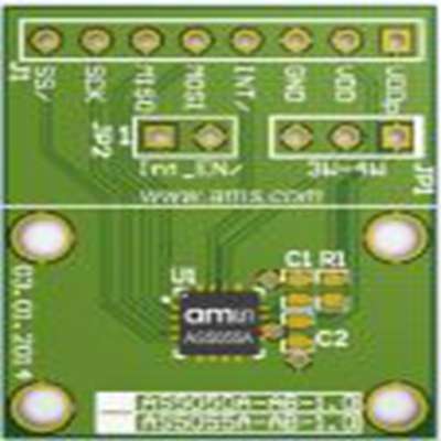 ams OSRAM,AS5055A-QF_EK_AB,ams OSRAM  AS5055A-QF_EK_AB 适配器板, 旋转角传感器, AS5055A芯片, 用于AS5055A