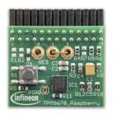 Infineon,IRIDIUMSLI9670TPM20TOBO1,Infineon 树莓派附加组件, 铱 SLI 9670 TPM2.0 Linux