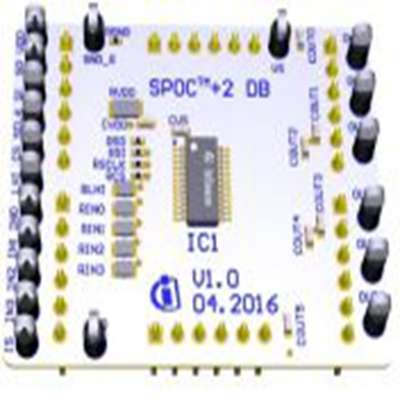 Infineon,SPOC2DBBTS722204ESATOBO1,Infineon  SPOC-2 DB BTS72220-4ESA, 电源管理 子板, BTS72220-4ESA芯片, 用于开发与