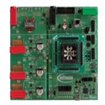 Infineon,TLE987XEVALBVQFNTOBO1,Infineon  TLE987X EVALB-VQFN, 3 相电机驱动 评估测试板, UART, MOSFETS, B6-Bridge