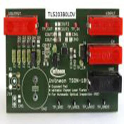Infineon,TLS203B0LDVBOARDTOBO1,Infineon  TLS203B0LDV 板, LDO 电压调节器 评估测试板, TLS203B0芯片, 用于开发LDO TLS203B
