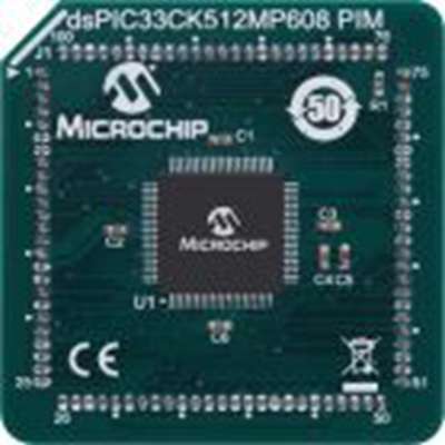 Microchip,EV09H41A,Microchip  dsPIC 插入式模块, 通用插件模块 插入式模块, 16位MCU内核 EV09H41A, dsPIC33CK512MP608 GP PIM