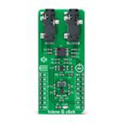 MikroElektronika,MIKROE-4560,MikroElektronika  附加板, MIKROE-4560, 音量2点阵, 模拟信号处理, 用于mikroBUS 插座, NJU72