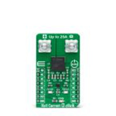 MikroElektronika,MIKROE-4632,MikroElektronika  霍尔电流8点阵 - 25A 附加板, 磁性电流传感器, TLI4971-A025T5芯片, 用于mikro