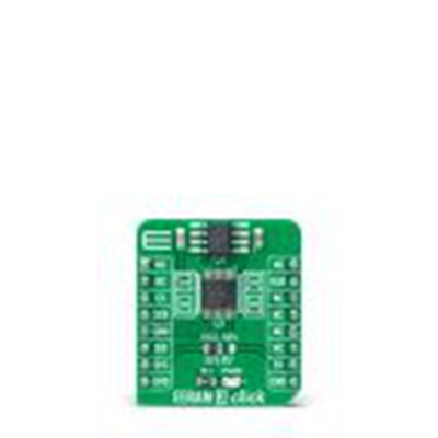 MikroElektronika,MIKROE-4854,MikroElektronika  EERAM 3点阵 MIKROE-4854 附加板, 48L256芯片 EERAM, 用于mikroBUS