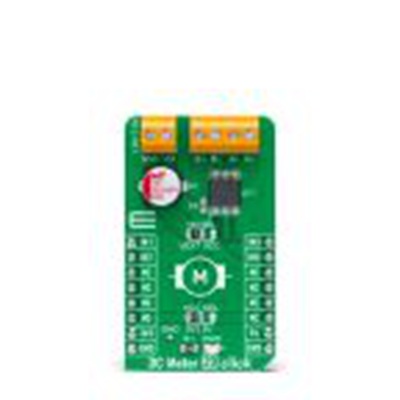 MikroElektronika,MIKROE-4884,MikroElektronika  DC电机20点阵, 直流电动机驱动器 附加板, TC78H651AFNG芯片, 用于开发mikroBUS 