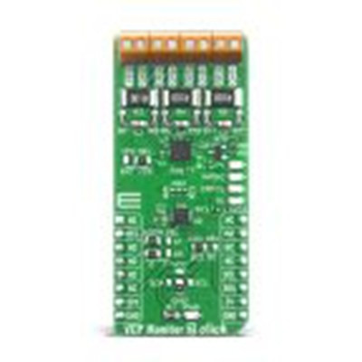 MikroElektronika,MIKROE-4126,MikroElektronika  VCP监视器2点阵, 电压测量 MikroBus Click 板, INA3221-Q1芯片, 用于开发E