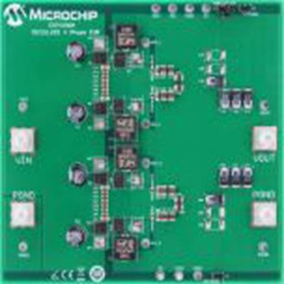 Microchip,EV71S00A,Microchip  MIC21LV32 4相评估板, 降压控制器 评估测试板, 用于开发MIC21LV32