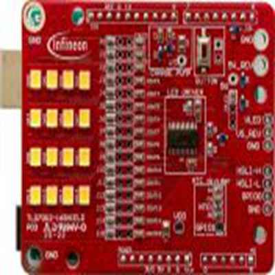 Infineon,TLD700216SHIELDTOBO1,Infineon  LED 控制器, TLD700216SHIELDTOBO1 评估测试板, 用于 Arduino 的 TLD7002-16