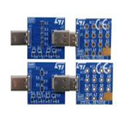 STMicroelectronics,STEVAL-OET005VC,STMicroelectronics  USB Type C ESD 保护评估套件 评估套件, USB C 型, ESD 保护, 