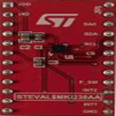 STMicroelectronics,STEVAL-MKI238A,STMicroelectronics  STEVAL-MKI238A 评估套件, 加速度传感器, LIS2DUX12芯片, 用于ST