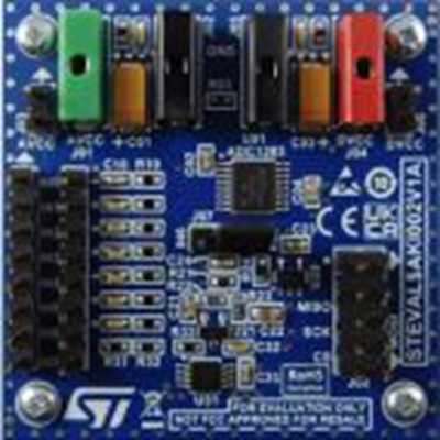 STMicroelectronics,STEVAL-AKI002V1,STMicroelectronics  评估测试板, 评估测试板 评估测试板, ADC1283芯片, 用于开发ADC1283