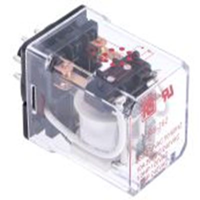 RS PRO,348-762,功率继电器, 230V 交流线圈 10A切换, 双刀双掷, 银合金触点