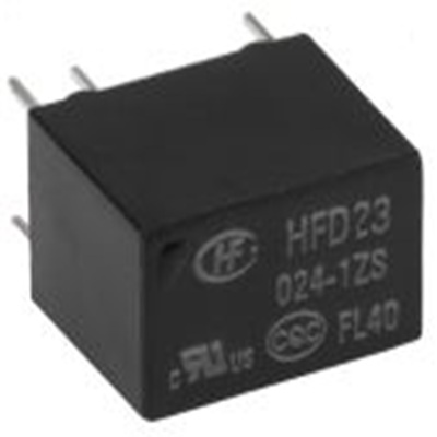 RS PRO,476-680,非闩锁继电器, 24V 直流线圈 2A切换, 单刀双掷, PCB安装