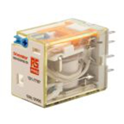 RS PRO,121-7797,功率继电器, 12V 直流线圈 6A切换, 四刀双掷, 银合金触点, RKF系列