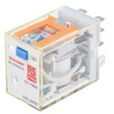 RS PRO,121-7806,功率继电器, 24V 直流线圈 16A切换, 单刀双掷, 银合金触点, RKL系列