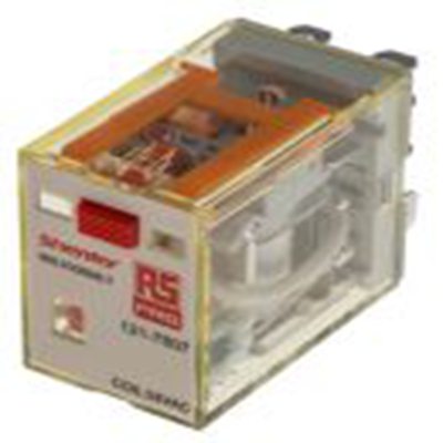 RS PRO,121-7807,功率继电器, 24V 交流线圈 16A切换, 单刀双掷, 银合金触点, RKL系列