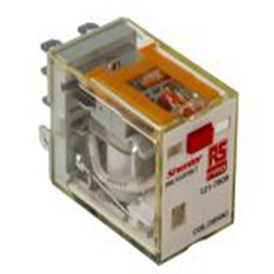 RS PRO,121-7809,功率继电器, 240V 交流线圈 16A切换, 单刀双掷, 银合金触点, RKL系列