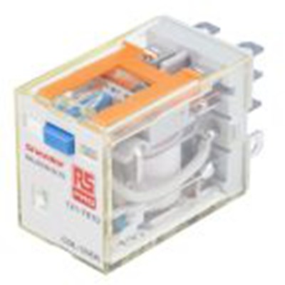 RS PRO,121-7810,功率继电器, 12V 直流线圈 10A切换, 双刀双掷, 银合金触点, RKL系列