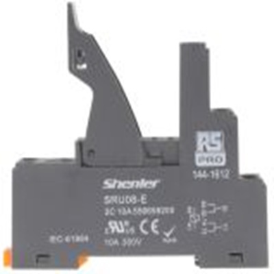 RS PRO,144-1612,继电器插座, 300V 交流, DIN 导轨安装, 适用于RFT 继电器