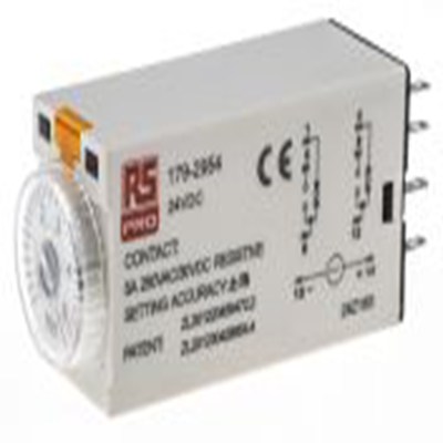 RS PRO,179-2954,计时器继电器, TKB系列, 0.2 to 5 min范围, 2触点 24 V dc 24V 交流, 1功能, 双刀双掷时间范围