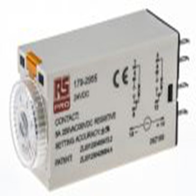 RS PRO,179-2955,计时器继电器, TKB系列, 0.5 to 10 min范围, 2触点 24 V dc 24V 交流, 1功能, 双刀双掷时间范围