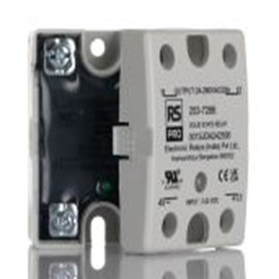 RS PRO,253-7286,固态继电器, 最大负载25 A, 280 Vrms, 最大控制32V dc, 单刀单掷
