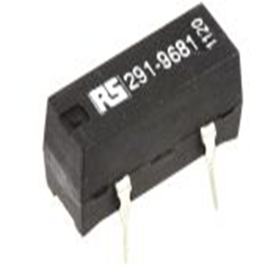 RS PRO,291-9681,簧片继电器, 12 V dc线圈, 单刀单掷, PCB安装 0.5 A 1000 Ω