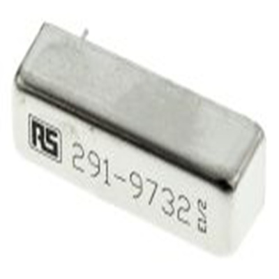 RS PRO,291-9732,簧片继电器, 24 V dc线圈, 单刀单掷, PCB安装 1 A 7845 Ω