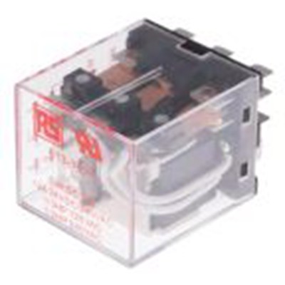 RS PRO,613-3617,功率继电器, 24V 直流线圈 12A切换, 三刀双掷, 公安装, 银合金触点