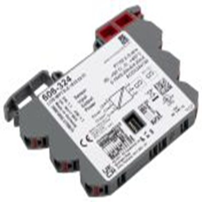 RS PRO,606-324,温度转换器RTD输入, 0 to 20 mA电流, 电压输出, 24V 交流/直流, DIN 导轨安装