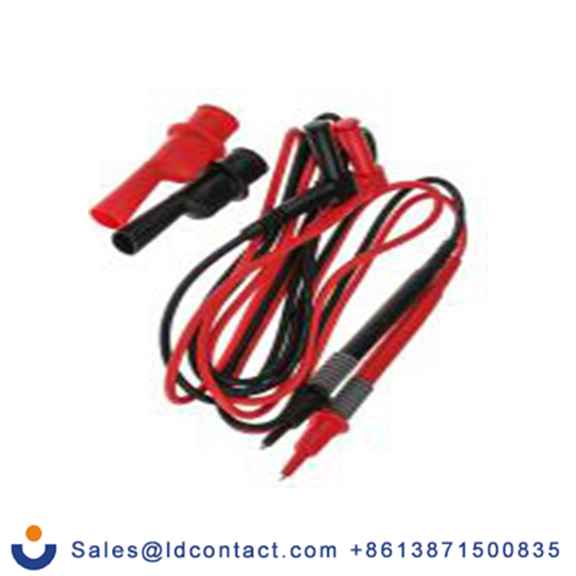 RS PRO,243-2998,万用表线  鳄鱼夹, 直角插头 测试引线套件, 1.2 m线长 10A, CAT III