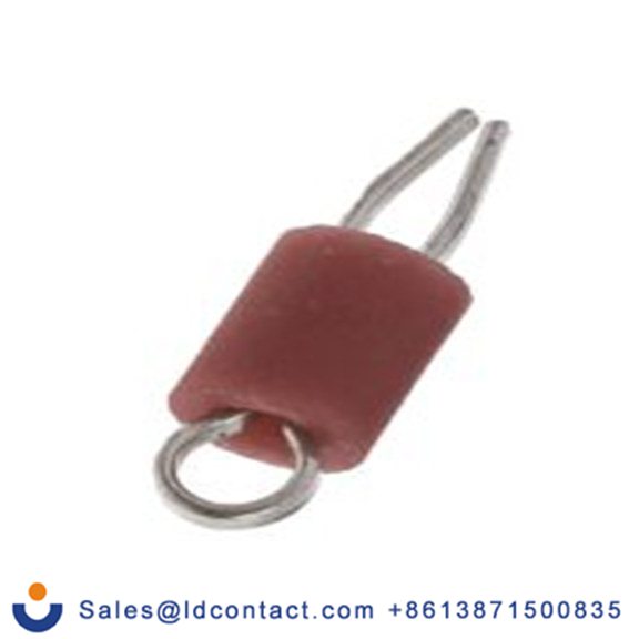 RS PRO,262-2185,红色 绝缘 测试端子, 1 mm孔径, 磷铜主体