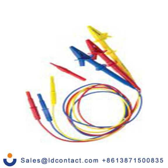 RS PRO,212-988,万用表线  鳄鱼夹 装有熔断器 测试引线, 1 m线长, CAT III