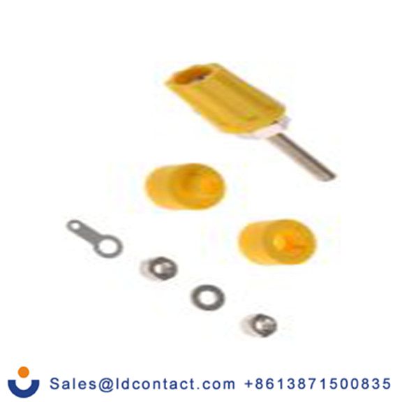 RS PRO,423-245,黄色 16A 黄铜 接线柱, 镀镍触点, 50 V dc