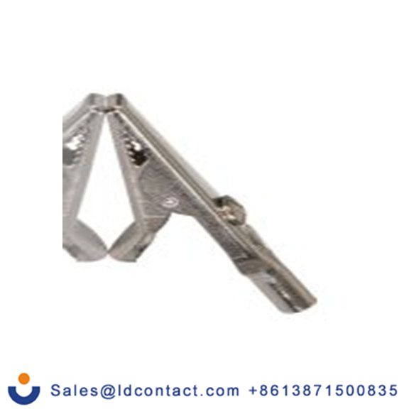 RS PRO,103-7249,鳄鱼夹, 银色, 15 mm开口, 镀镍钢触点