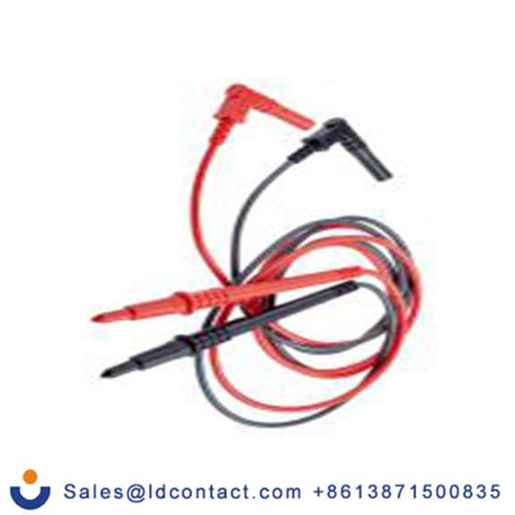 RS PRO,125-3733,万用表线  鳄鱼夹, 直角插头 测试引线套件, 1.2 m线长 15A, CAT III