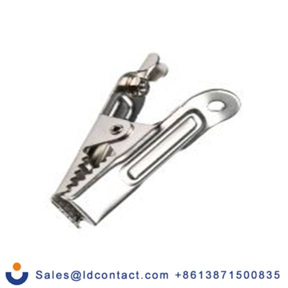 RS PRO,180-6618,鳄鱼夹, 银色, 30 mm开口, 镀镍钢触点