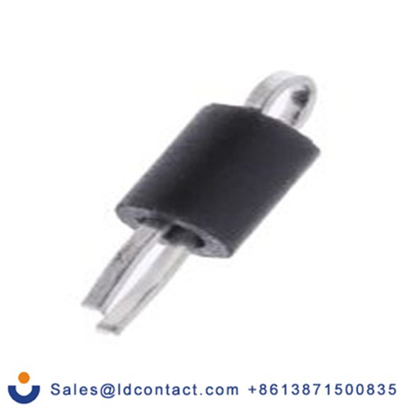 RS PRO,262-2179,黑色 绝缘 测试端子, 1 mm孔径, 磷铜主体