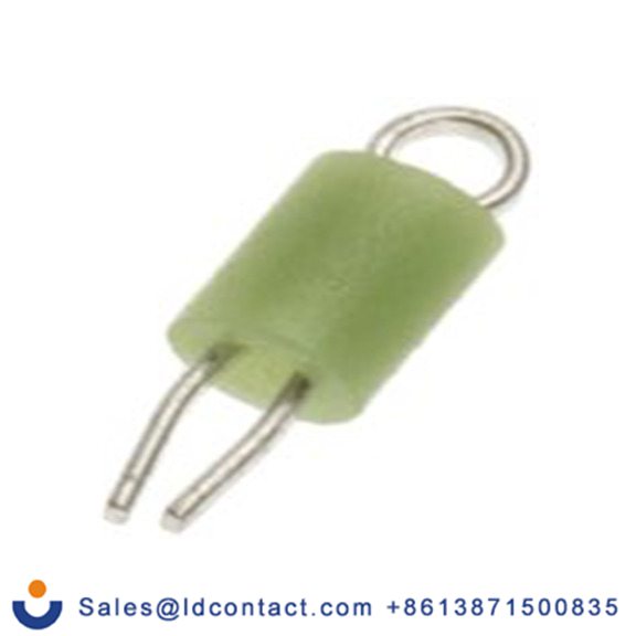 RS PRO,262-2191,绿色 绝缘 测试端子, 1 mm孔径, 磷铜主体