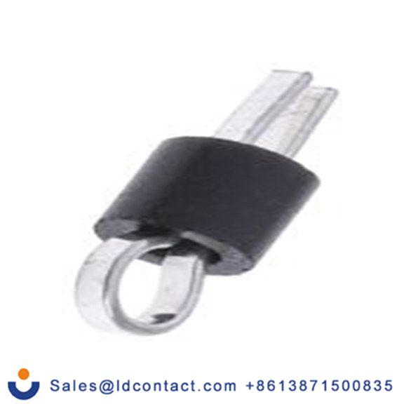 RS PRO,262-2214,黑色 绝缘 测试端子, 1.32 mm孔径, 磷铜主体