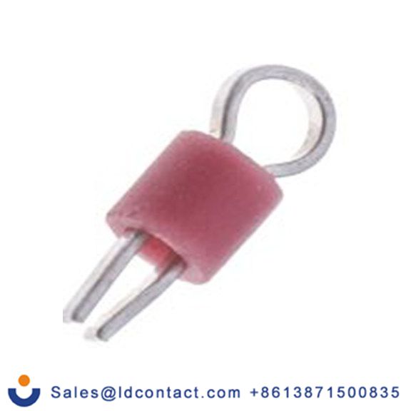 RS PRO,262-2220,红色 绝缘 测试端子, 1.32 mm孔径, 磷铜主体