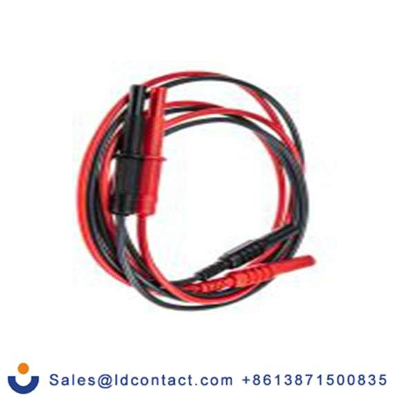 RS PRO,340-2421,万用表线  鳄鱼夹, 弹簧爪钩, 带护套插头, 伸缩插头, 扁形接头 装有熔断器 绝缘测试线套件, 1.2 m线长 20A, CAT 0, CAT II