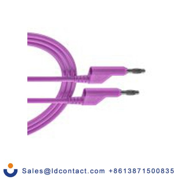 RS PRO,261-6554,RS PRO 钩式测试引线 4mm 香蕉电缆 10A, 3 m线长, 1000 V, 紫色